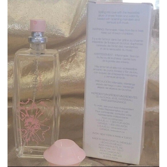 fragrance spray 1.7 Oz New Avon Pur Blanca Blossom Eau De Toilette Spray - Picture 6 of 7